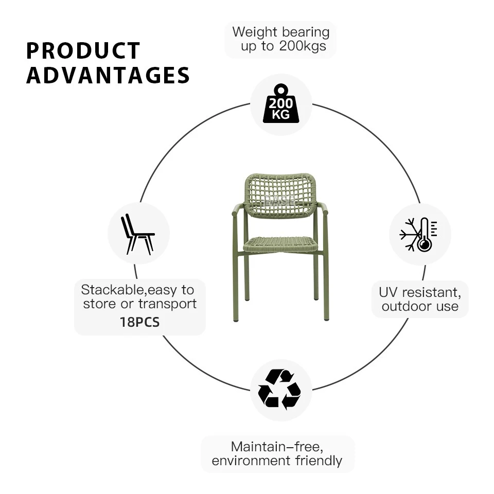 China Rope Chairs Outdoor Furniture Manufacturers, Suppliers, Factory