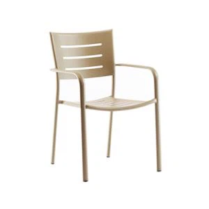 Aluminium buitenstoelen Kleurrijk met eenvoudig ontwerp